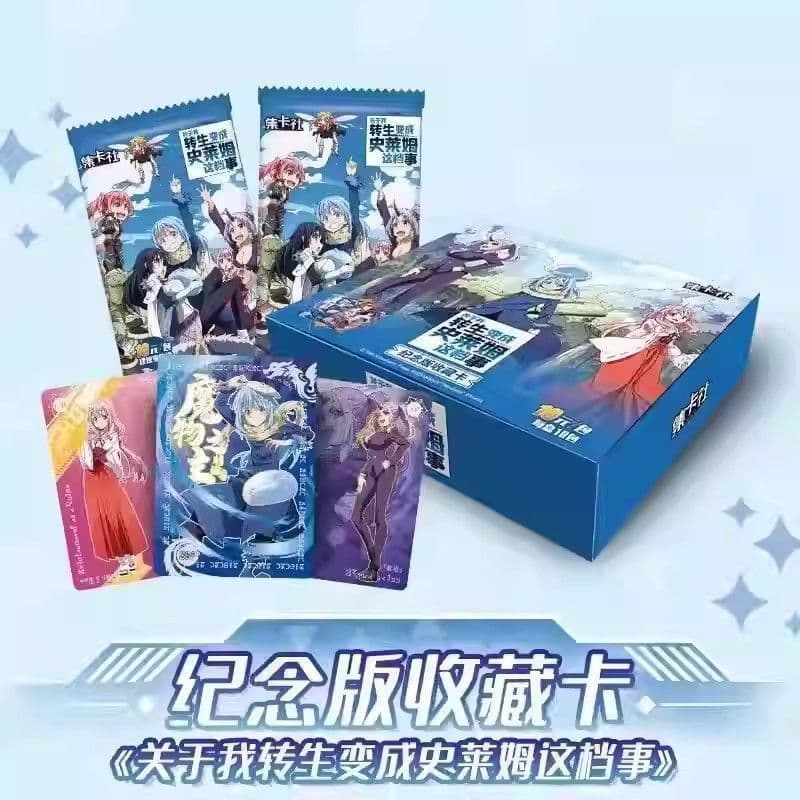 Jikashe ของแท้เกี่ยวกับการกลับชาติมาเกิดเป็น Slime Collection Card Commemorative Edition การ์ดแอนิเมชั่นทั้งกล่อง รูปที่ 4