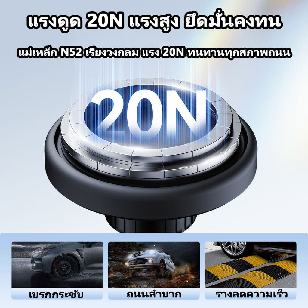 Magsafe สําหรับ BYD /M9 /SEAL 5/6 /SEAL】ที่วางโทรศัพท์หน้าจอ EV รูปที่ 4
