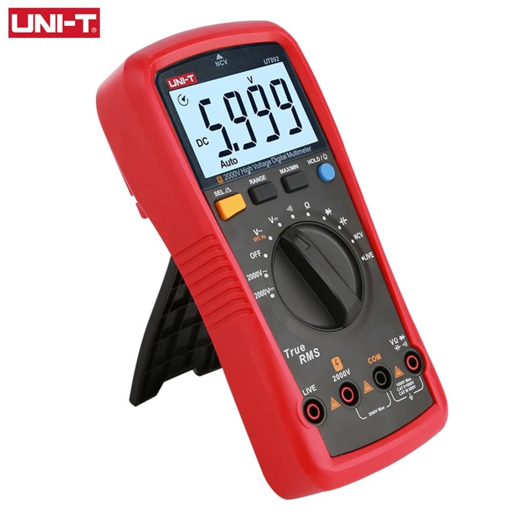 Uni-t UT892 2000V AC/DC มัลติมิเตอร์แบบดิจิตอลแรงดันสูง AC DC โวลต์มิเตอร์ True RMS รูปที่ 4
