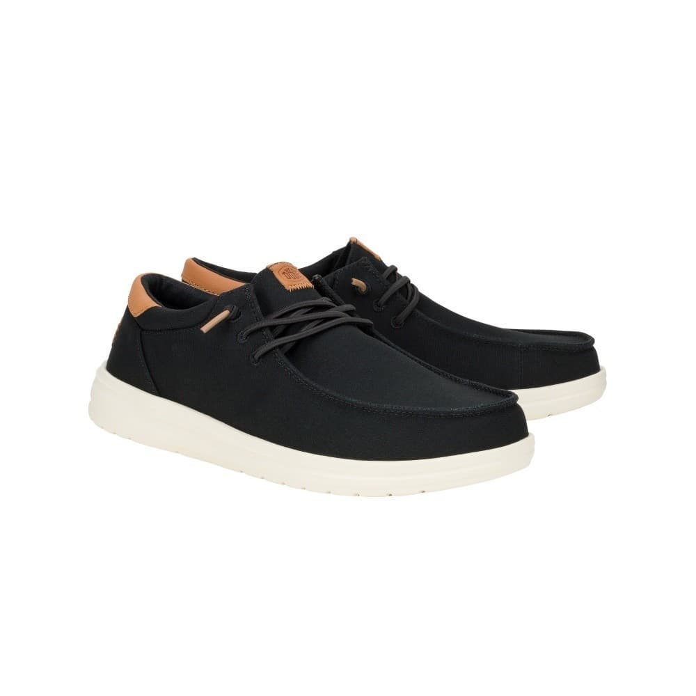 HEYDUDE รองเท้าลำลองผู้ชาย PAUL CANVAS รุ่น HD 43151-001 - BLACK รูปที่ 2