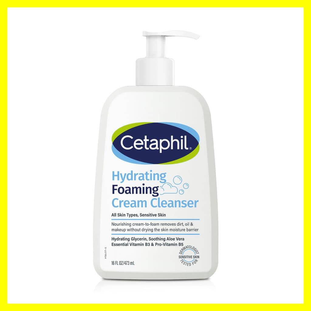 Cetaphil Hydrating Foaming Cream Cleanser เซตาฟิล ไฮเดรติ้ง โฟมมิ่ง ครีม คลีนเซอร์. รูปที่ 3
