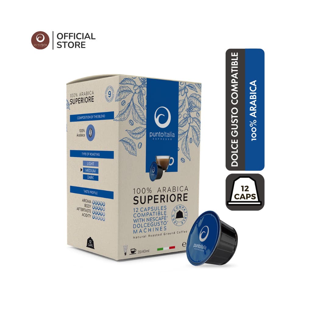 กาแฟแคปซูล SUPERIORE อาราบิก้า100% สำหรับเครื่อง DOLCE GUSTO® รูปที่ 3
