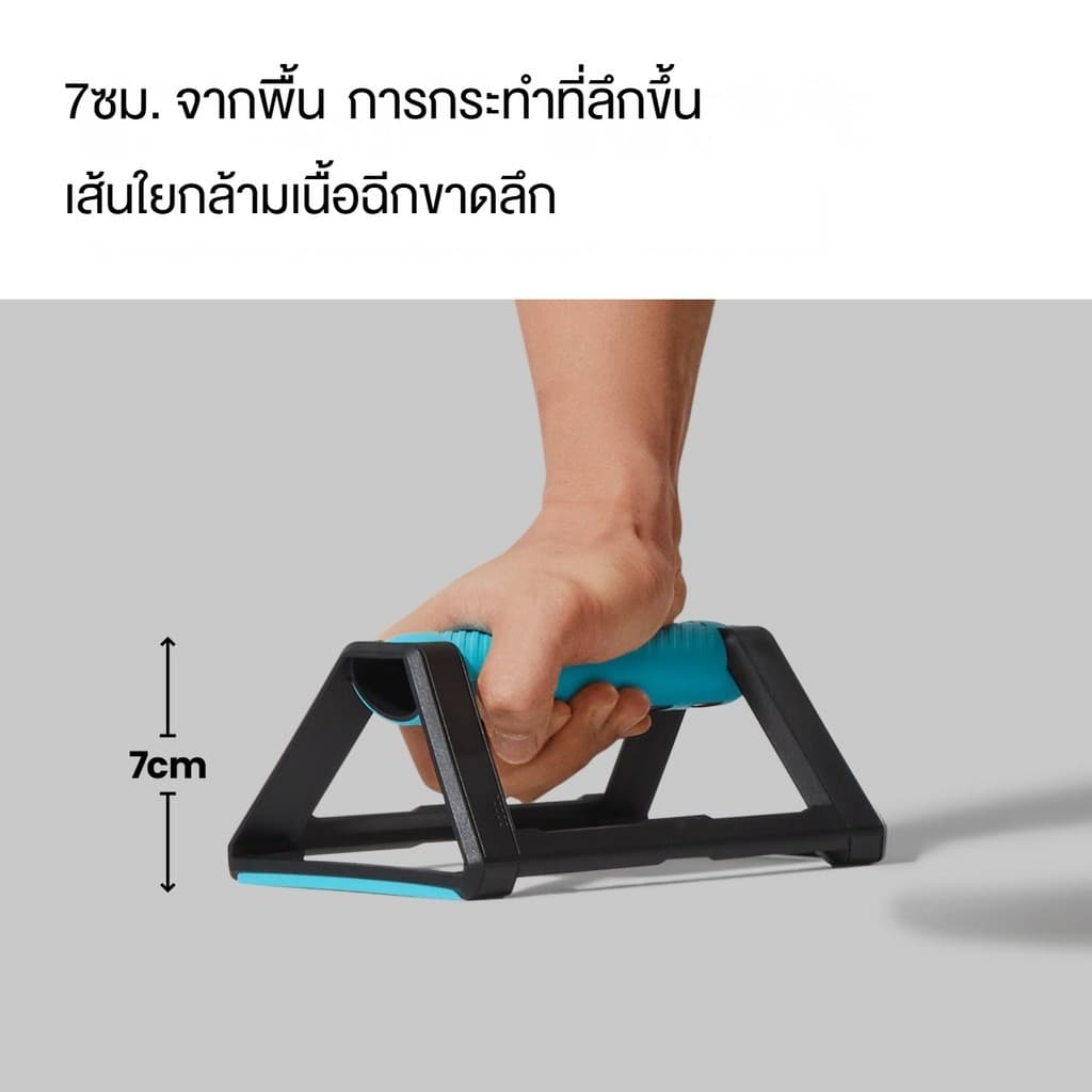 บาร์วิดพื้น ทรงสามเหลี่ยม ปกป้องข้อมือ อุปกรณ์ช่วยวิดพื้น แถบดันขึ้น อุปกรณ์วิดพื้น รับน้ำหนักได้ถึง 300 กก รูปที่ 2