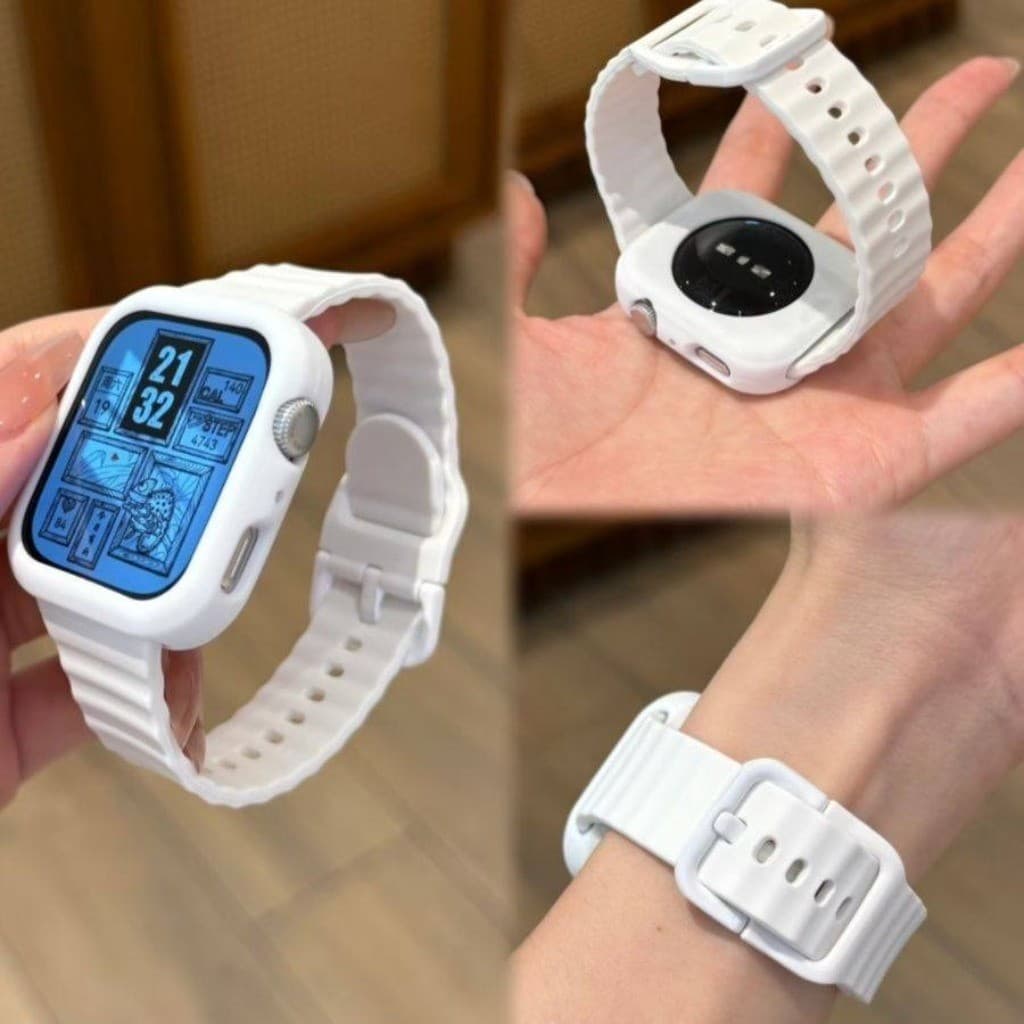 2 in 1 สายรัดซิลิโคนเหลว Soft Shell สําหรับ Huawei Watch Fit4Pro Fit3,สร้อยข้อมือสายรัดข้อมือกีฬาที่ทนทานและเคสป้องกันสําหรับ Fit4 รูปที่ 8