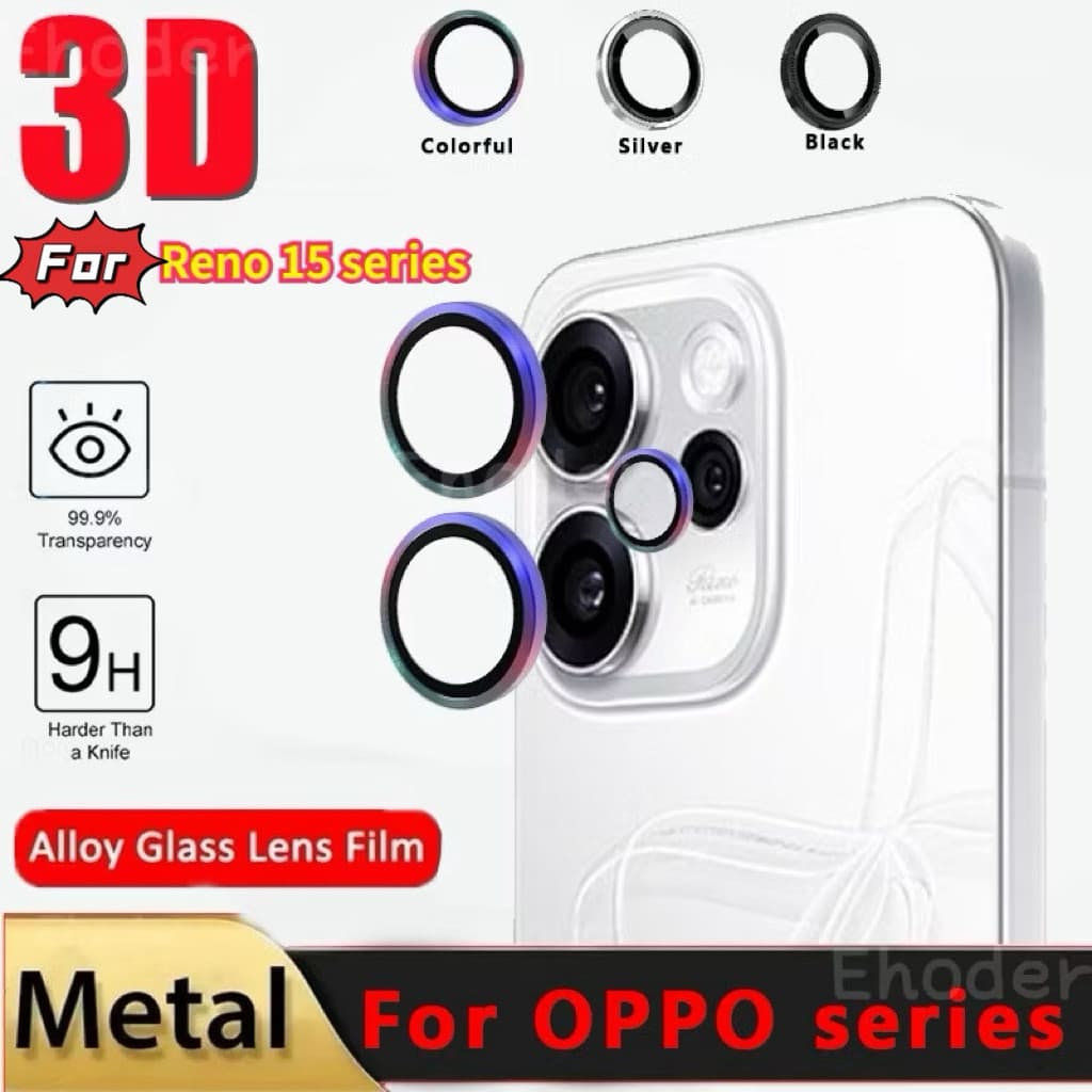 ฟิล์มวงแหวนเลนส์กล้อง สำหรับ Oppo Reno15 / 15F / 15Pro / 15Pro Max ป้องกันเลนส์กล้อง ตรงรุ่น รูปที่ 1