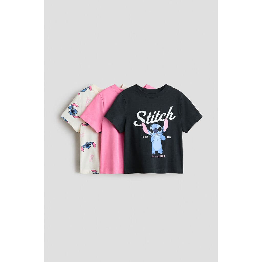 H&M ชุดเสื้อยืดเจอร์ซีย์พิมพ์ลาย 3 ชิ้น เด็กหญิง 0937175_20 รูปที่ 2
