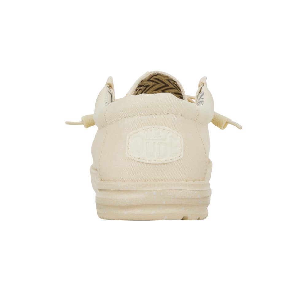 HEYDUDE รองเท้าลำลองผู้ชาย WALLY STRETCH CANVAS รุ่น 40700-1KA - STONE WHITE รูปที่ 5