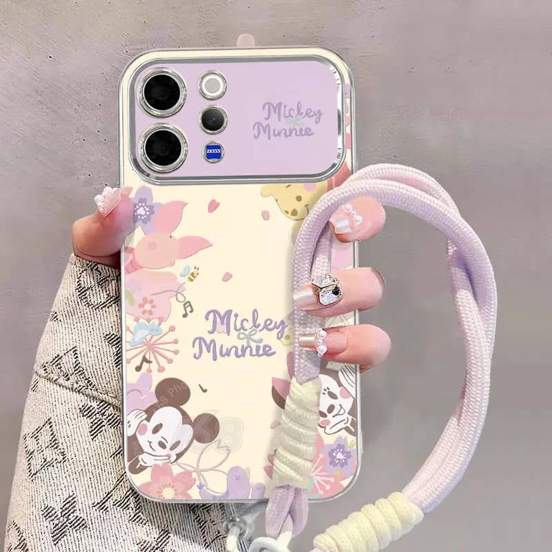 เคส Vivo V70 Case เคสลายการ์ตูนน่ารัก ดอกไม้ การ์ตูนมิกกี้ มินนี่เมาส์ เคสกันกระแทก ซิลิโคนเคลือบนุ่ม สำหรับเด็กผู้หญิง เด็กผู้ชาย นักเรียน รูปที่ 5