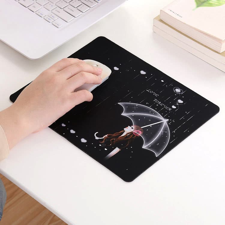 แผ่นรองเม้าส์ ที่รองเมาส์ ป้องกันการลื่นไถล 260x210x2 มม แผ่นรองเม้าส์ลายการ์ตูน หนานุ่มลื่น ทนทาน รูปที่ 5
