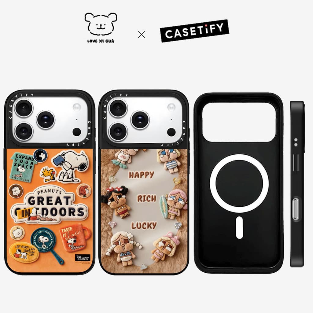 กระจกแม่เหล็กตุ๊กตาภาพลูกสุนัขเคสโทรศัพท์สําหรับ ไอโฟน 17 16 มือโปร สูงสุด 17อากาศ 16 15 14 13 12 11 กันกระแทกป้องกันปลอก รูปที่ 1
