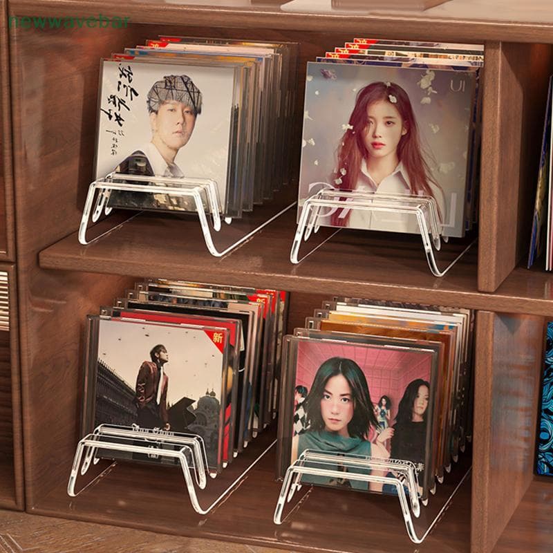 ชั้นวางซีดี อัลบั้ม และเทป โปร่งใส สําหรับบันทึก โชว์โชว์มัลติฟังก์ชั่น {TH} รูปที่ 8