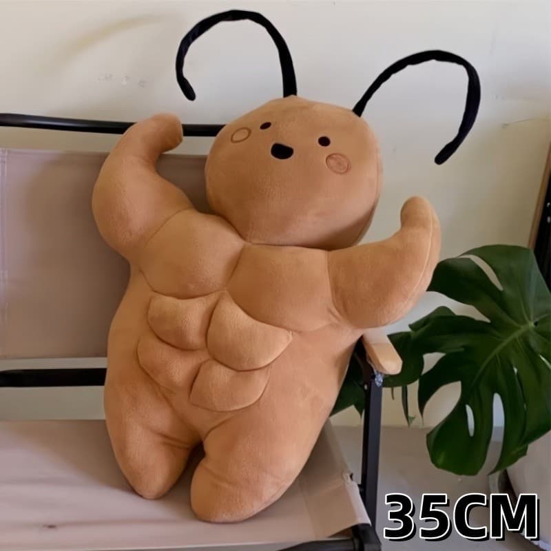 COD 35/50CM ลูกสุนัข ตุ๊กตา หมอนกอด ตุ๊กตาแมลงสาบ ตุ๊กตาตลกสร้างสรรค์ ของขวัญวันเกิด รูปที่ 8
