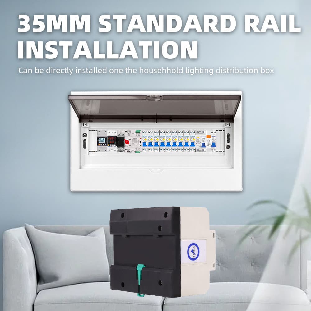 ATS สลับไฟ ATS Automatic Dual Power Transfer Switch 2P 63A/100A สลับไฟเร็ว น้อยกว่า 30ms รูปที่ 5