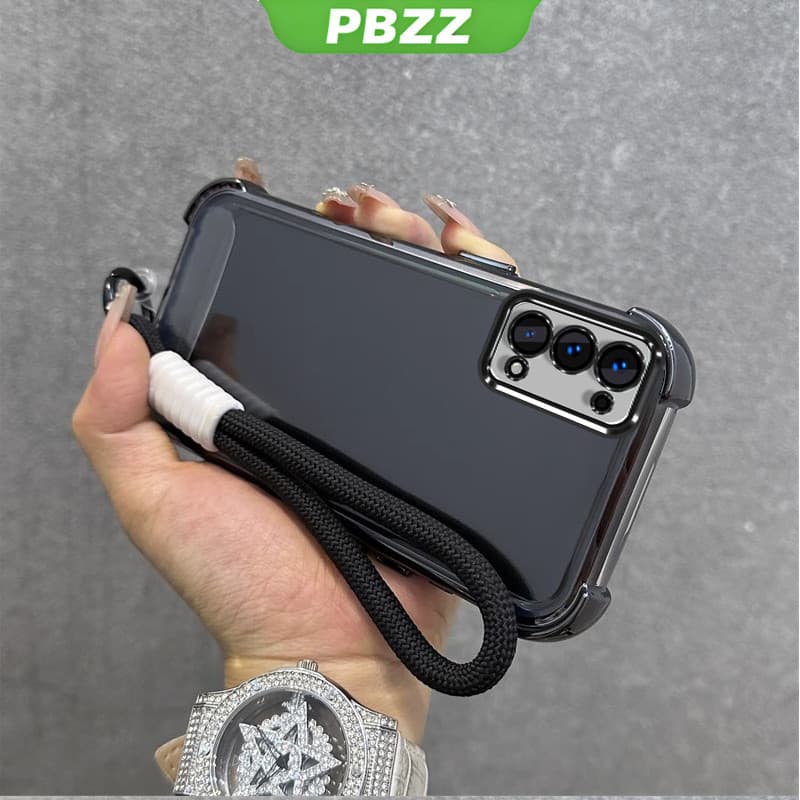 PBZZ สําหรับ OPPO RENO 5 5g oppo RENO 4 4g reno5 5g เคสโทรศัพท์ Softcase ซิลิโคนกันกระแทกใหม่ออกแบบความงามใสพร้อม Lanyard สําหรับสาว SJST01 รูปที่ 1