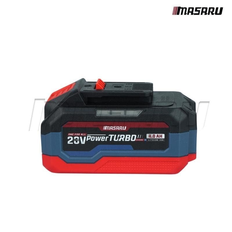 MASARU แบตเตอรี่ รุ่น POWER TURBO 20V แบตเตอรี่ลิเธียม 2.0Ah 4.0Ah 6.0Ah สำหรับเครื่องมือ แบตเสริม รูปที่ 3