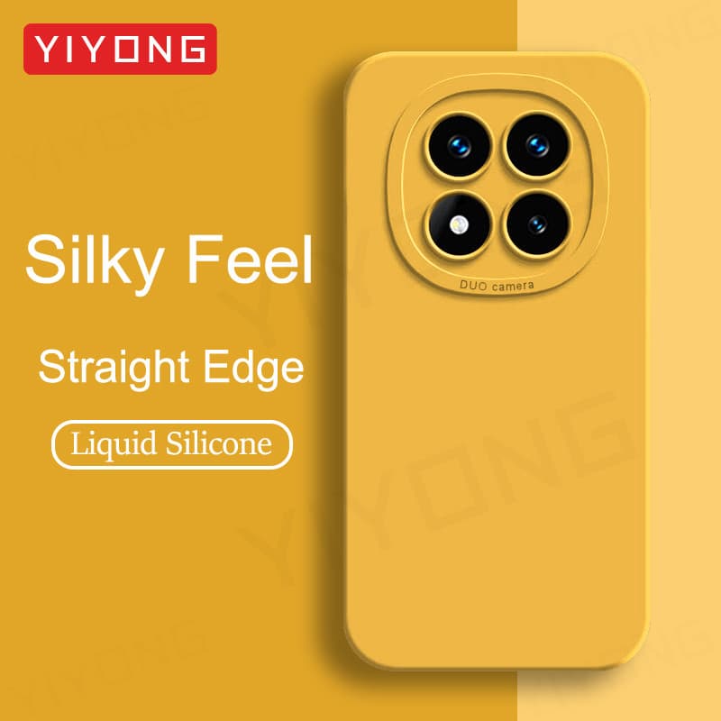 สําหรับ Redmi Note15 Pro YIYONG Silky รู้สึกซิลิโคนเหลวสําหรับ Xiaomi Redmi หมายเหตุ 15 14 Pro Plus Xiomi Global เคสโทรศัพท์ รูปที่ 1