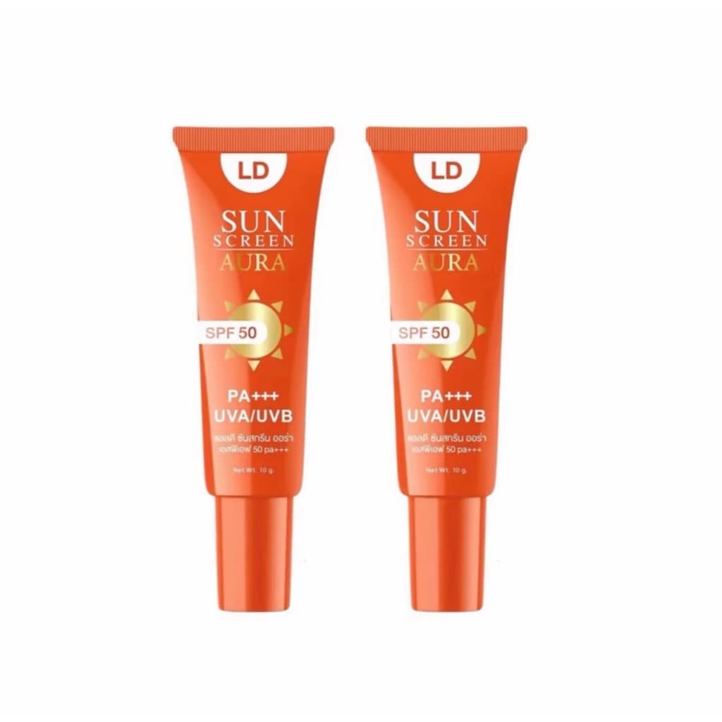 LD กันแดด กันแดดแม่ตั๊ก กันน้ำ กันเหงื่อ กันแดด SPF50 PA+++ บรรจุหลอดละ 10 กรัม รูปที่ 3