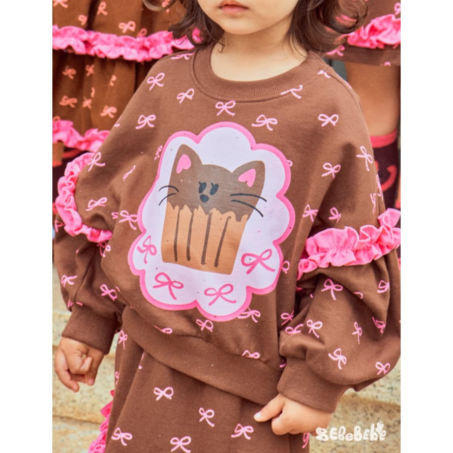 เสื้อกันหนาวแขนยาวสำหรับเด็ก ดีไซน์น่ารักทำจากผ้าฝ้าย รูปที่ 3