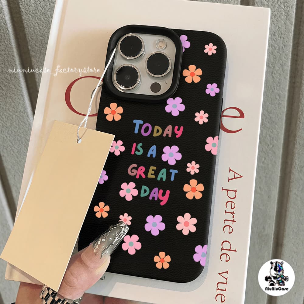 ดอกไม้สวย เคสไอโฟน11 เคส iphone 16 Pro Max 8 7 Plus XR 11 17 12 13 14 15 16 17 Pro Max เนื้อหนัง Case เคสไอโฟนหรูหราไฮโซ รูปที่ 8