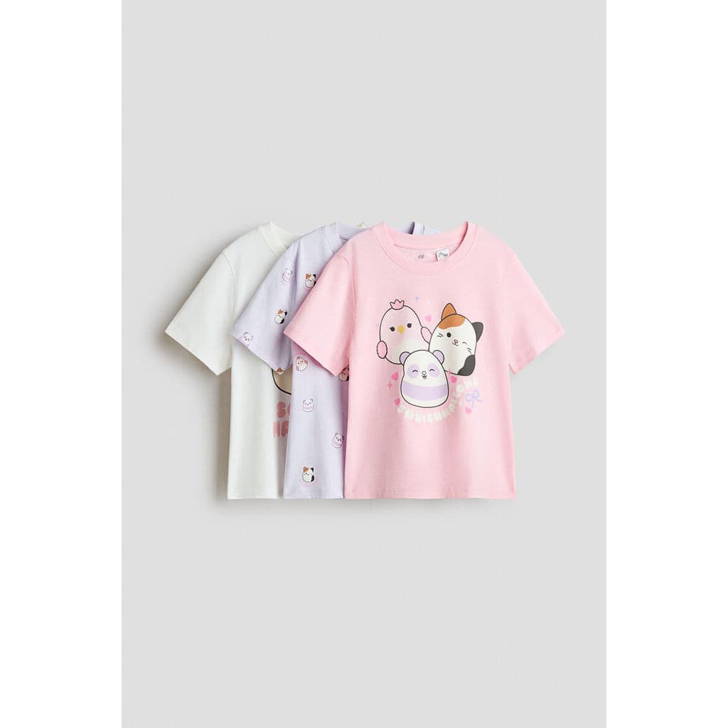 H&M ชุดเสื้อยืดเจอร์ซีย์พิมพ์ลาย 3 ชิ้น เด็กหญิง 0937175_20 รูปที่ 3