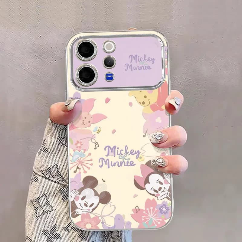 เคส Vivo V70 Case เคสลายการ์ตูนน่ารัก ดอกไม้ การ์ตูนมิกกี้ มินนี่เมาส์ เคสกันกระแทก ซิลิโคนเคลือบนุ่ม สำหรับเด็กผู้หญิง เด็กผู้ชาย นักเรียน รูปที่ 3
