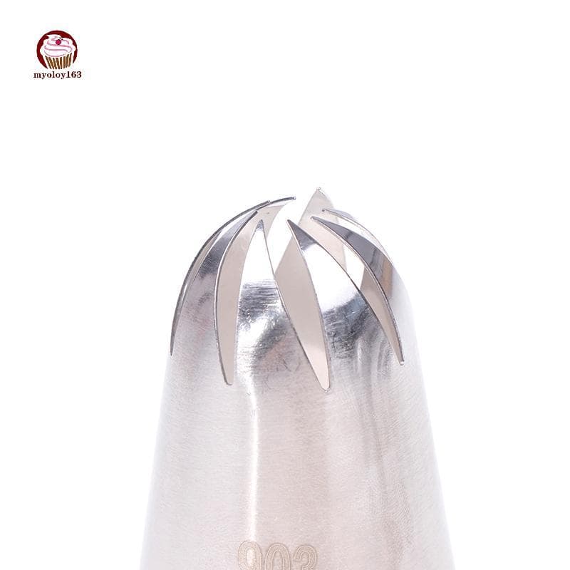 ของฉัน 901 902 903 902 สแตนเลสขนาดใหญ่ปิดดาวท่อหัวฉีดครีมไอซิ่งเคล็ดลับเค้ก ฉ ออนดานท์ ครัวเบเกอรี่เครื่องมือ ไทย รูปที่ 6