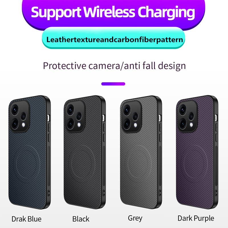 สําหรับ OPPO Reno 15F 14F 13F 12F 15 Pro Max Reno 15 14 13 12 10 11 Pro 15 Pro Mini คาร์บอนไฟเบอร์หนังแม่เหล็กเคสโทรศัพท์ป้องกันกล้องกันกระแทกซิลิโคนอ่อนนุ่มฝาครอบ รูปที่ 7