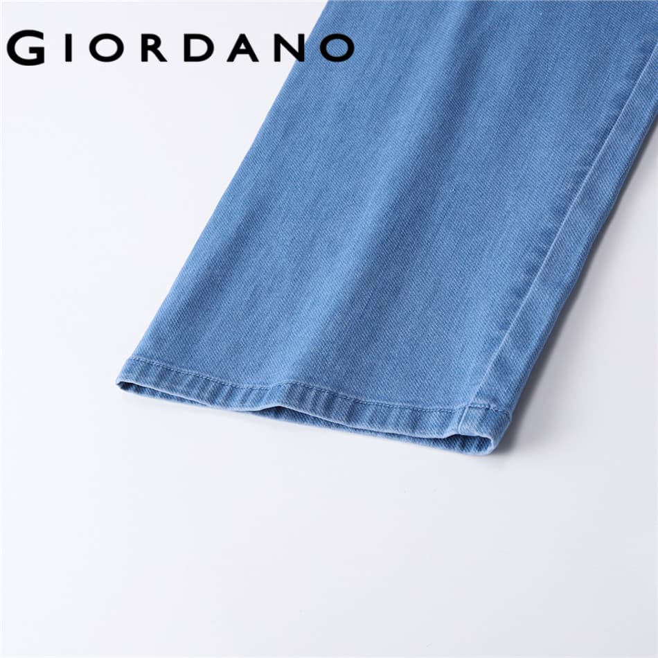 GIORDANO WOMEN Five-pocket mid rise jeans 13416336 รูปที่ 7