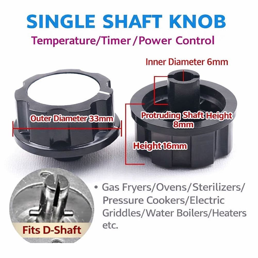 SIMPLESHOP ปุ่มตั้งเวลา, ติดตั้งง่าย Air Fryer ลูกบิดแกนเดียว, KL50-G3 อุปกรณ์ครัวอุปกรณ์เสริม Air Fryer อะไหล่ทดแทน รูปที่ 3
