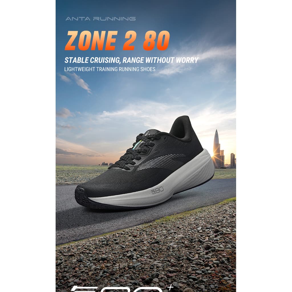 ANTA ZONE 2 N80 Women Running Shoes รองเท้าวิ่งผู้หญิง 1226B5555 Official Store รูปที่ 9
