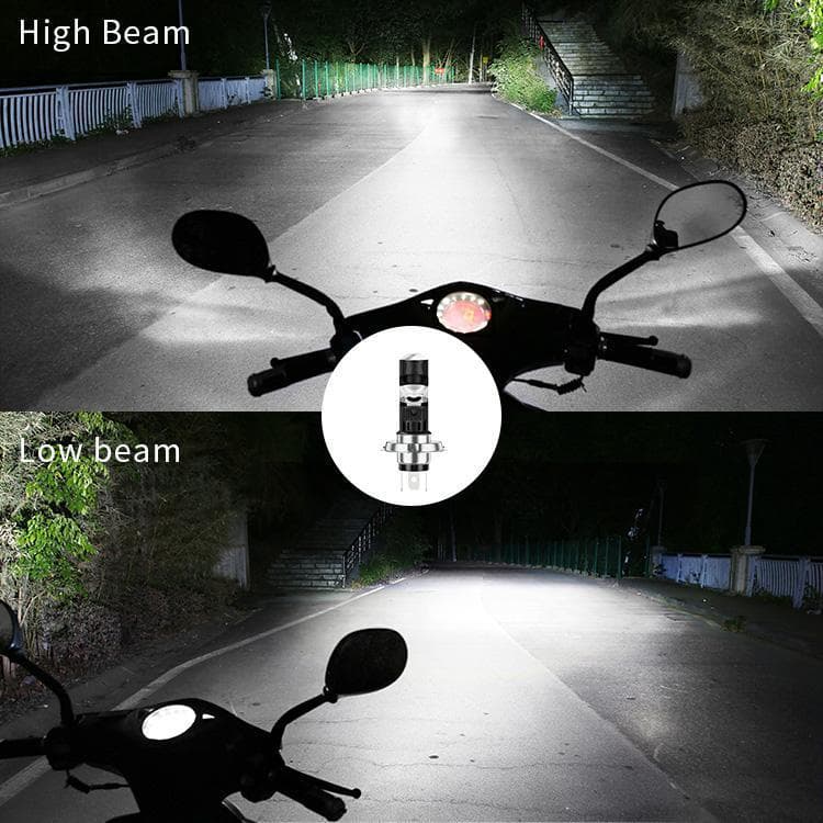 ไฟ LED P15D H6 พัดลมลำแสงสูง/ต่ำระบายความร้อน AC/DC 9 80V 28W 2500 Lumens 6000K สำหรับจักรยานไฟฟ้า 110ทรงลุงled รูปที่ 6