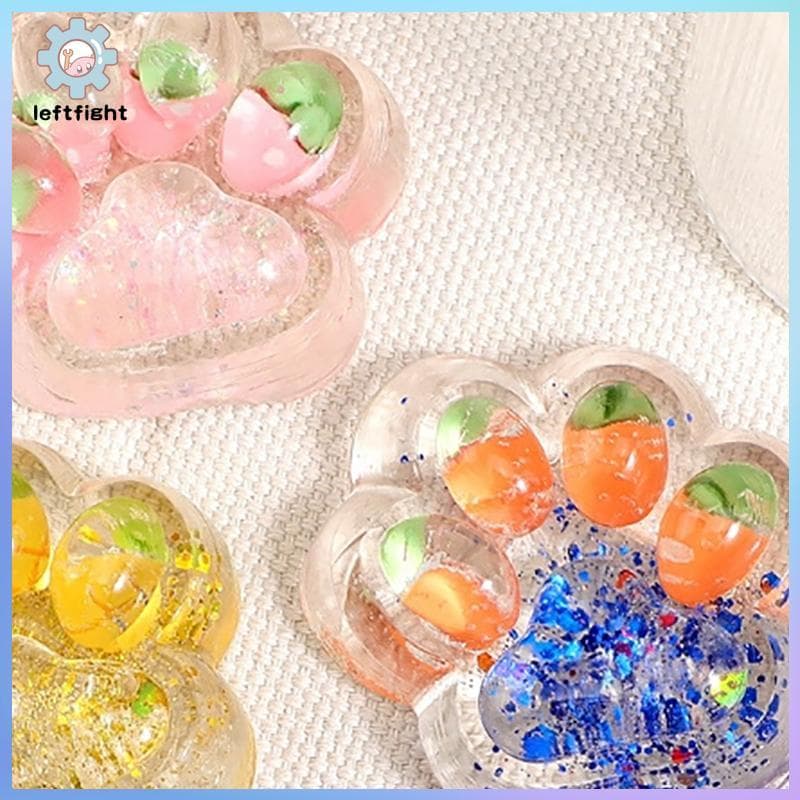 ซ้าย 1 ชิ้น Cat Claw นุ่มช้า Rebound ความเครียดบรรเทาบีบ Props Starlit Sky Big Cat Paw Squishy Fidget ของเล่นหยิก Dpression ของขวัญ GHT รูปที่ 2