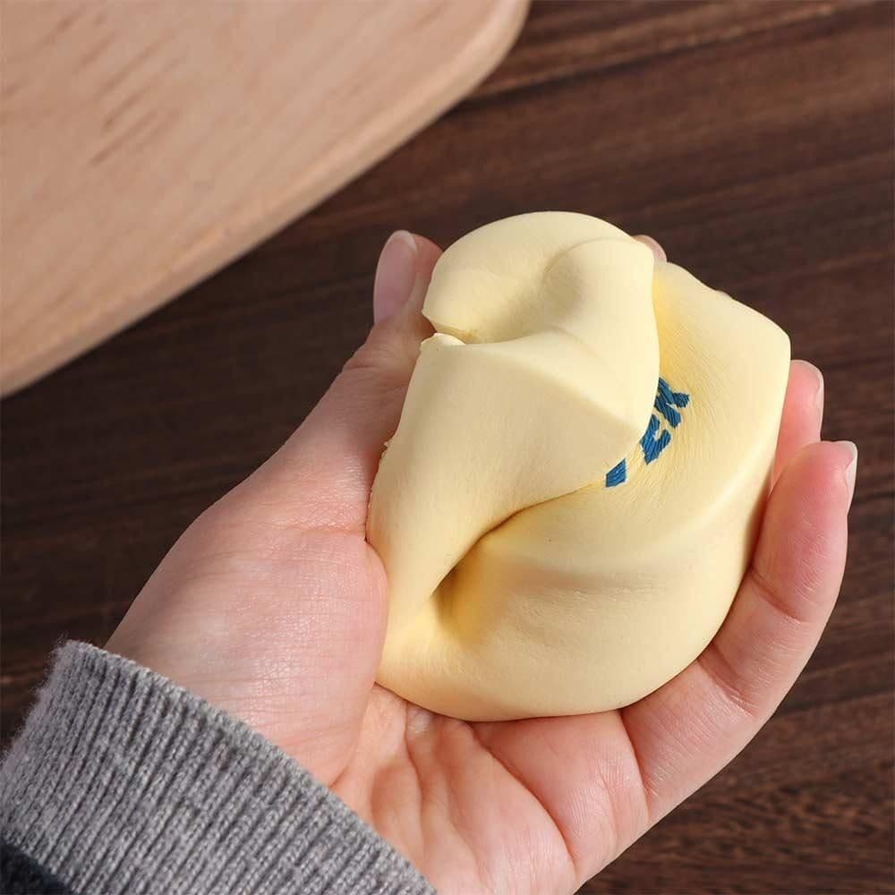 UNUF Butter Stick ของเล่นบีบ, Release Hand Sensory Soft Slow Rebound Butter Stick, Venting Ball 14.5 ซม.ยืดสมจริง Butter Sticks ของเล่นเด็ก รูปที่ 7