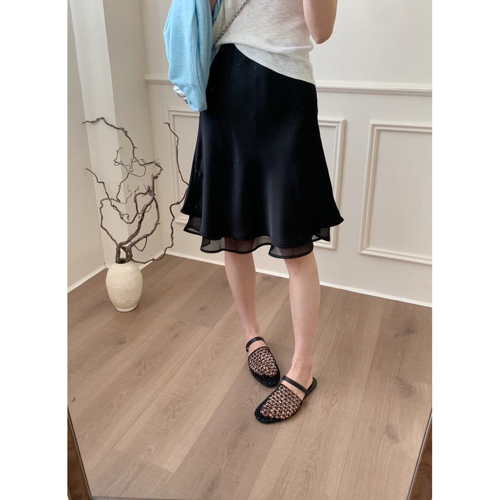 กระโปรงหางปลานิ่ม สไตล์เกาหลี อีเว่อร์ไฮ สำหรับผู้หญิง 260401 รูปที่ 4