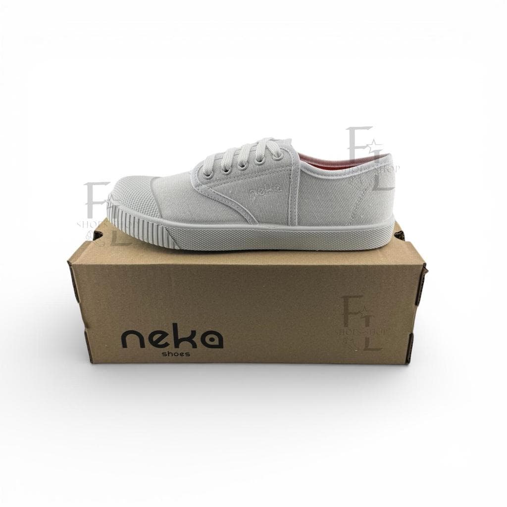 รองเท้านักเรียน รองเท้าผ้าใบ รองเท้าผ้าใบนักเรียน ใส่เรียน ยี่ห้อ neka สีดำ ขาว น้ำตาล เบอร์ 30-45 มีบิลเบิกโรงเรียน รูปที่ 7