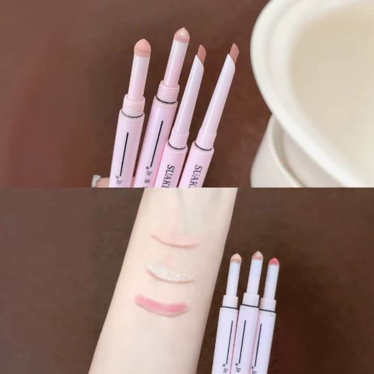 shiny-girl: ปากกาดอลลี่อาย2หัว 2in1 เขียนง่าย ไฮไลท์ ไฮไลท์ดวงตาแบบ ดวงตากลมโตสไตล์เกาหลี กันน้ํากันเหงื่อ ติดทนนาน รูปที่ 9