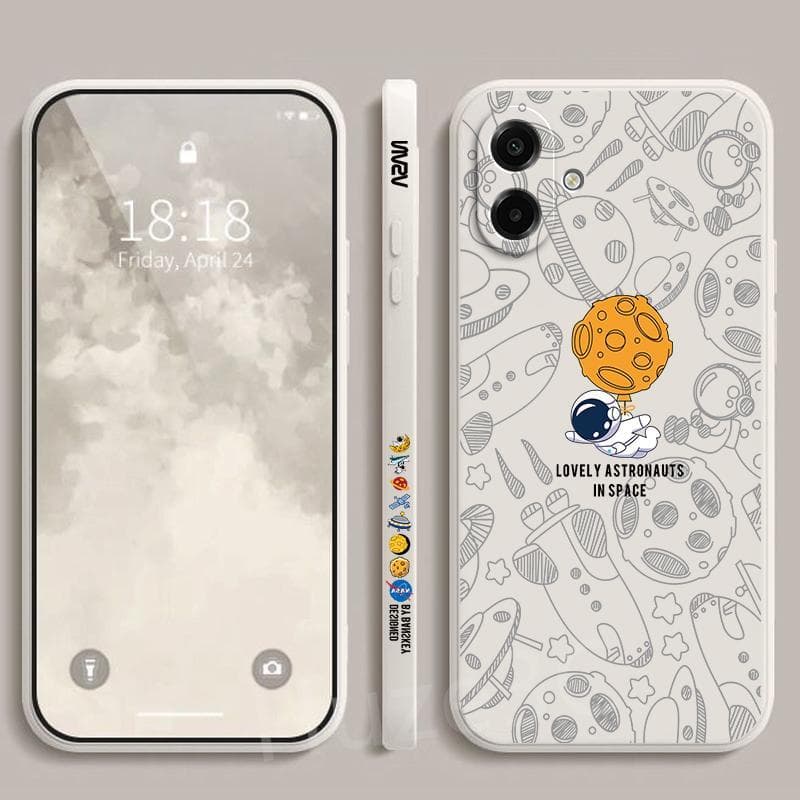 เคสสําหรับ Samsung A07, A06 4G, A05, เคสซิลิโคนแบบนิ่ม, เคสเทรนด์ย้อนยุค, เคสป้องกันเลนส์ รูปที่ 6
