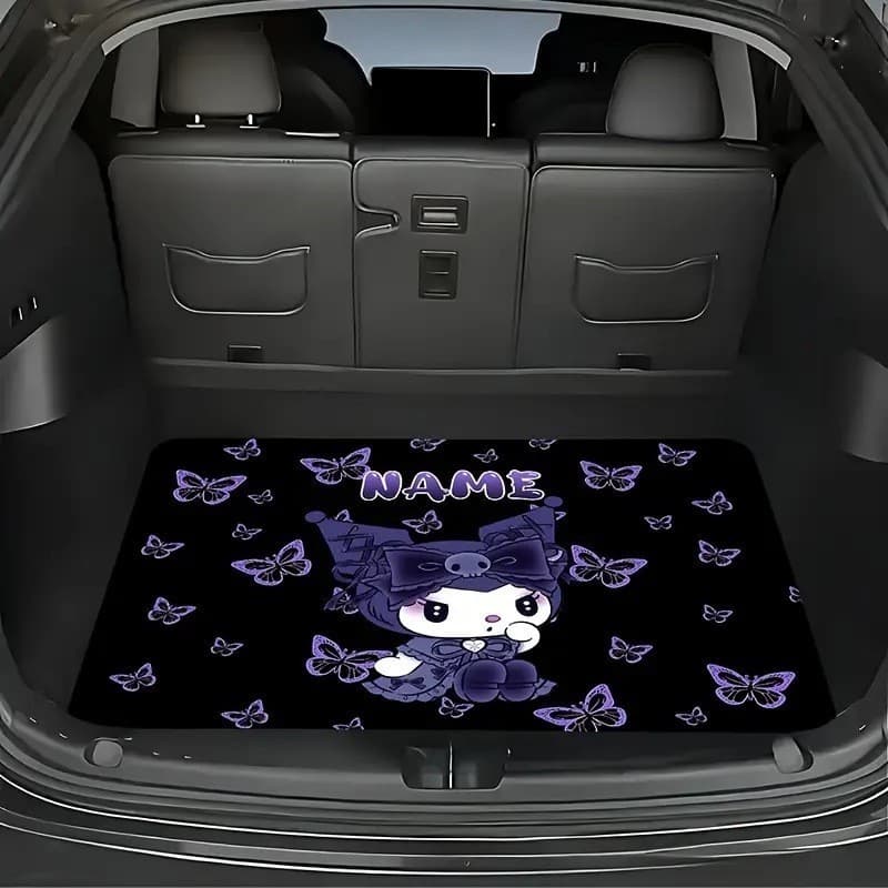 Hellokitty แผ่นรองท้ายรถ ลายการ์ตูนฮีโล่คิตตี้75*100CM กันน้ำ ขัดล้างง่าย ไม่ทิ้งรอย ใช้ได้ทุกฤดู อุปกรณ์เสริมรถ รูปที่ 5