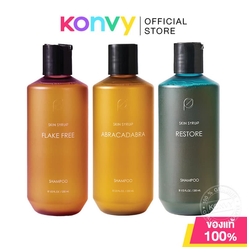 SKIN SYRUP Shampoo สกิน ไซรัป แชมพู 250ml (Anti-Dandruff/Anti-Hair Fall/Restorative Scalp) รูปที่ 1