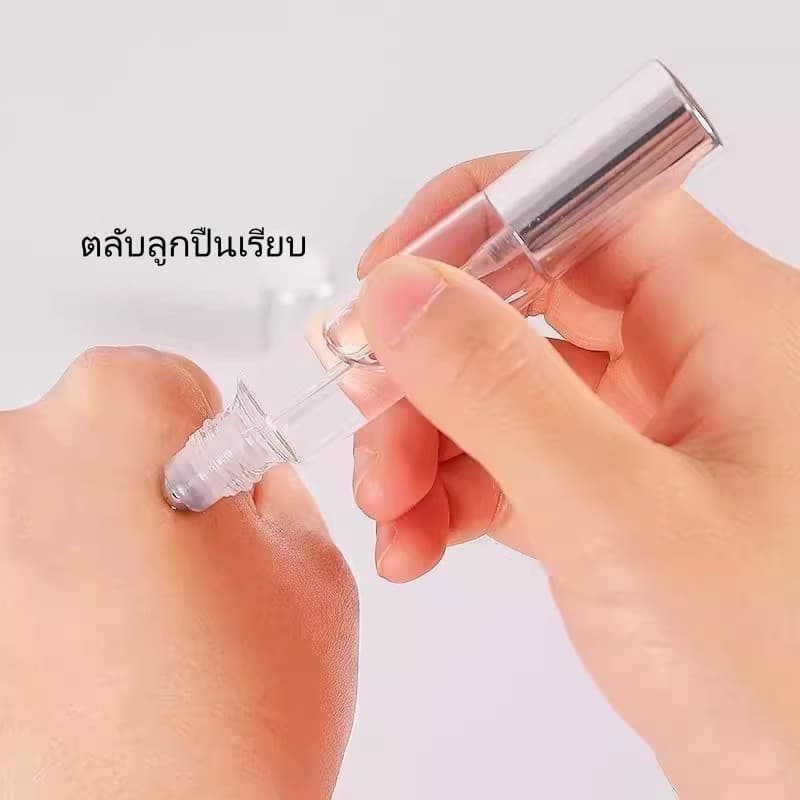 Taian ขวดแก้วใส่น้ำมันหอมระเหยแบบสองด้าน/ขวดใส่เครื่องสำอางอเนกประสงค์/ขวดสเปรย์แบบกด / ขวดน้ำหอมแบบโรลออน ดีไซน์หรูหรา รูปที่ 2
