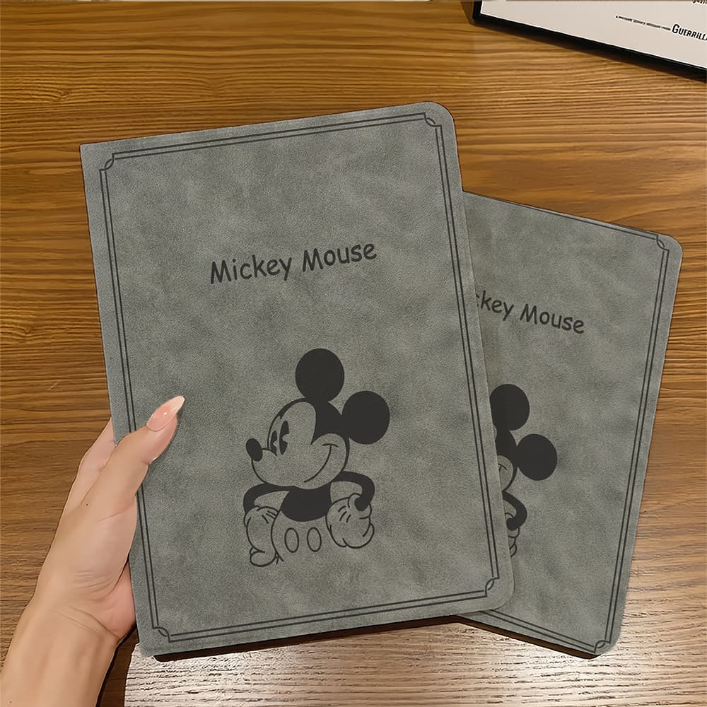 24ชั่วโมงจัดส่งเคสiPad Air7/6 13 Pro13 2024 Gen11 Gen8/9 Air5 mini7 รุ่นตัวละครน่ารัก ผิวสีเทา ป้องกันแรงกระแทกดี รูปที่ 8