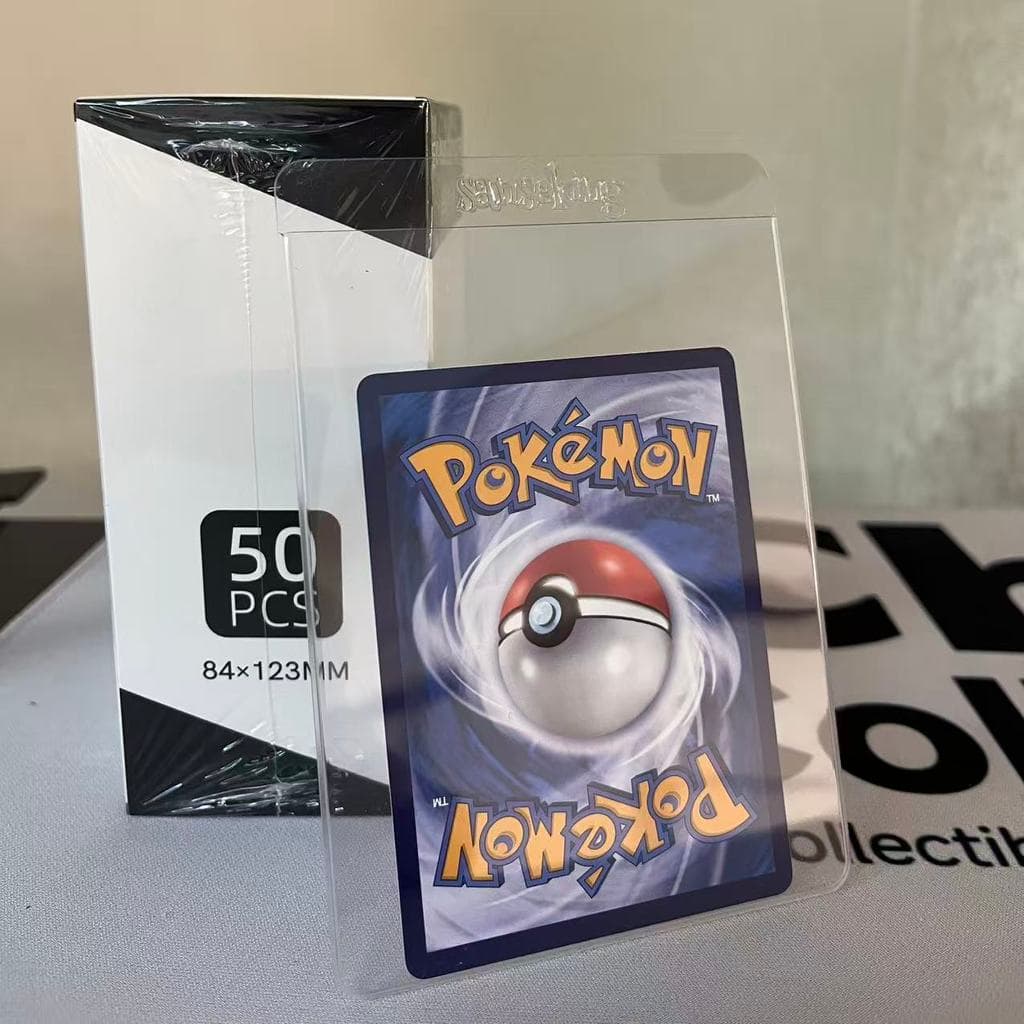 SEMI-RIGID Card Holder Sealed 50 ชิ้น Card Top Loader Holders ทั้งกล่อง รูปที่ 2