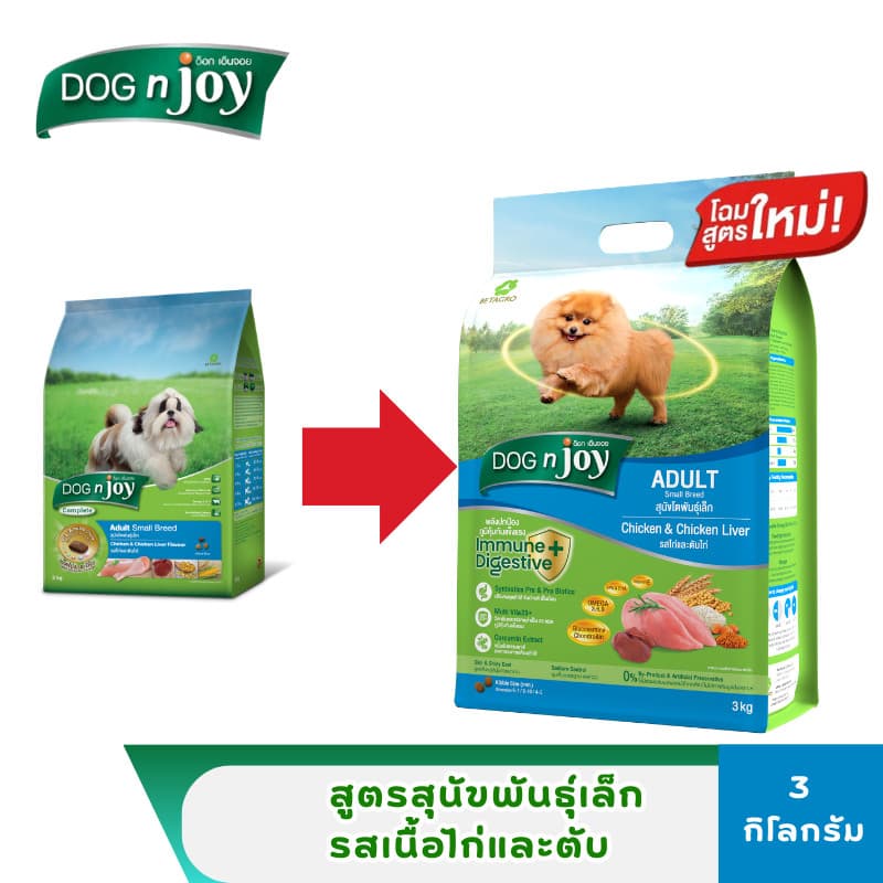 DOG n joy Complete อาหารเม็ดสำหรับสุนัข ขนาด 3 Kg. รูปที่ 6