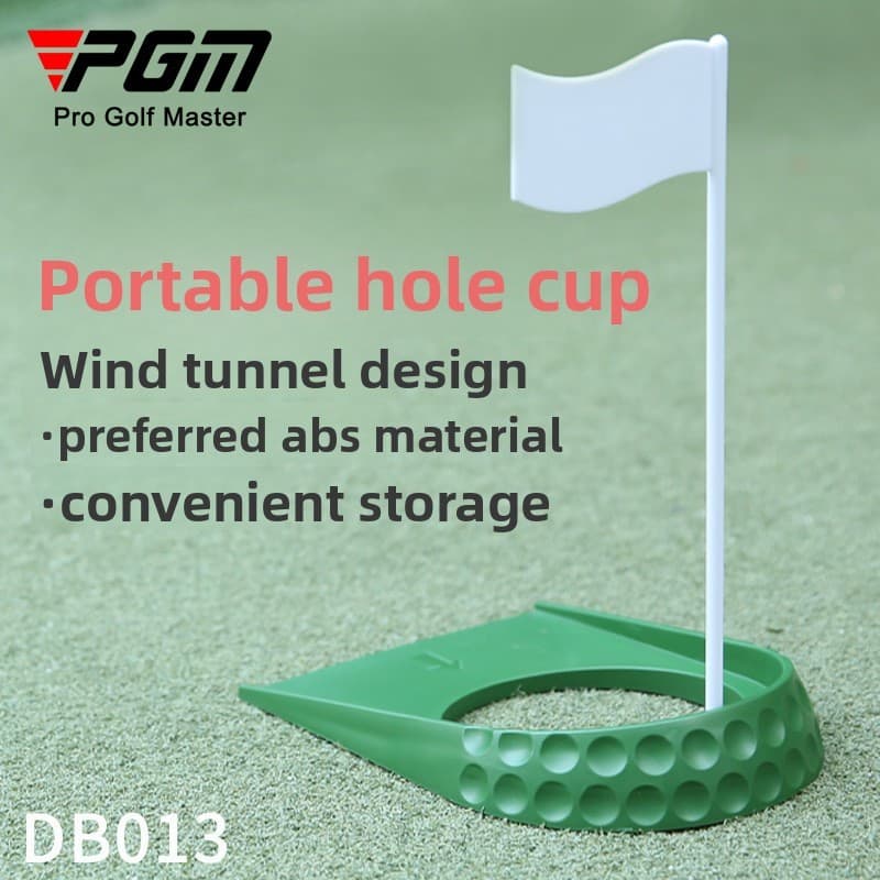 PGM หลุมซ้อมพัตต์ golf hole cup DB013 |ออฟฟิศ/ในร่ม |ABS เบา | ติดตั้งง่าย ใช้ซ้ำได้ รับประกันของแท้ รูปที่ 2