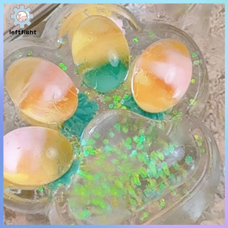 ซ้าย 1 ชิ้น Cat Claw นุ่มช้า Rebound ความเครียดบรรเทาบีบ Props Starlit Sky Big Cat Paw Squishy Fidget ของเล่นหยิก Dpression ของขวัญ GHT รูปที่ 9