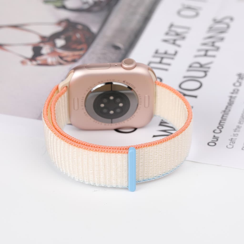 สายไนล่อนอ่อน แบนด์ปรับได้ for Smartwatch iWatch Ultra SE 3 2 Series 11 10 9 8 7 6 5 4 3 49มม. 46 45 42มม.41มม.38มม รูปที่ 4