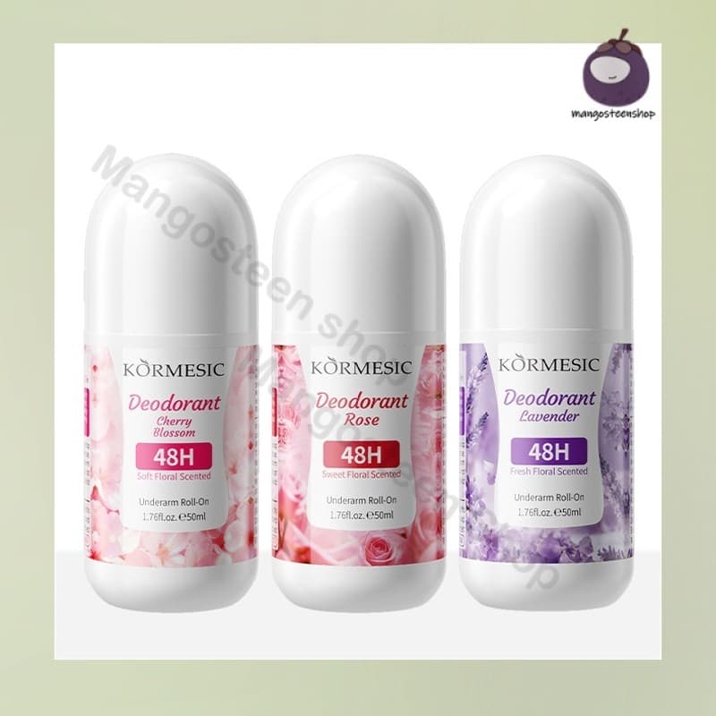 โรลออนใต้วงแขน กันเหงื่อ ระงับกลิ่นกาย ดีโอโดแรนท์พกพา 3 กลิ่น 50ML รูปที่ 8