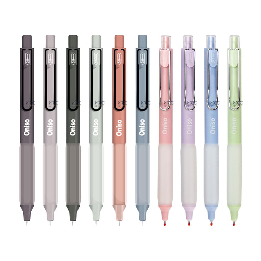 ปากกา ปากกาเจล 0.5mm. หมึกน้ำเงิน Oniso รุ่น Oni-9133 เปลี่ยนไส้ได้ หมึกแห้งไว รูปที่ 2