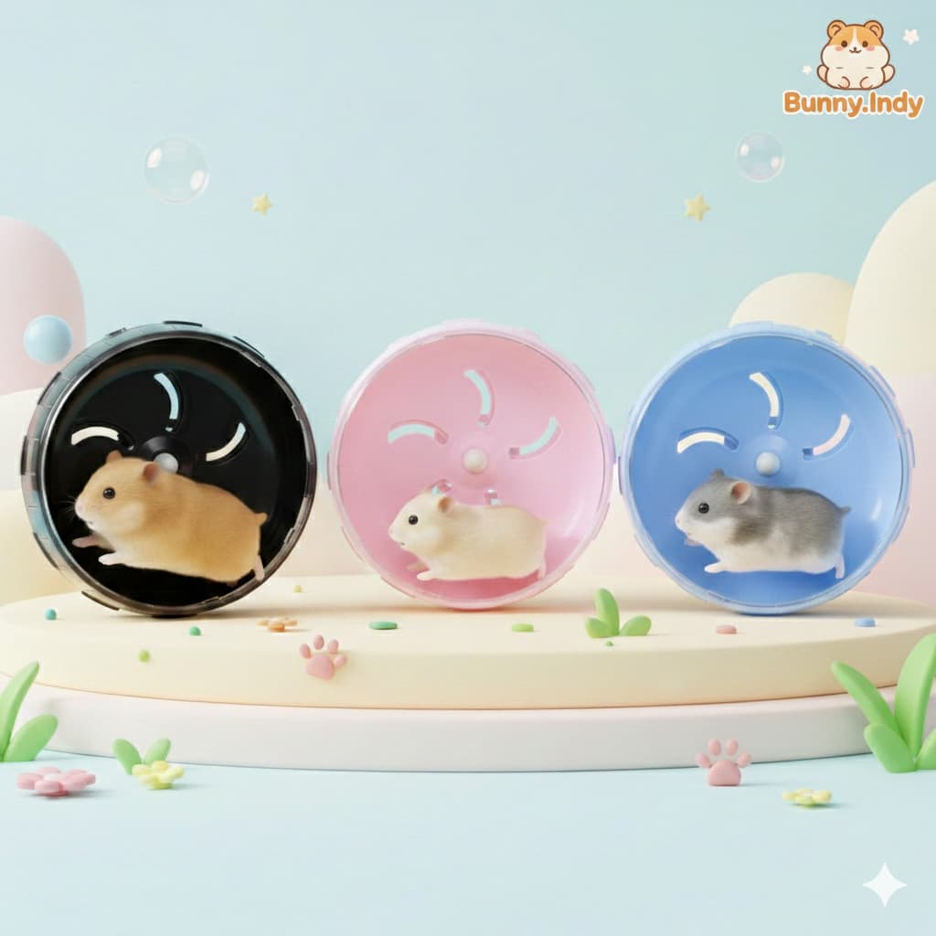 Hambit. วงล้อแฮมสเตอร์ วงล้อกระรอก วงล้อเม่นแคระ วงล้อบุชเบเบี้ วงล้อชูการ์ รูปที่ 1