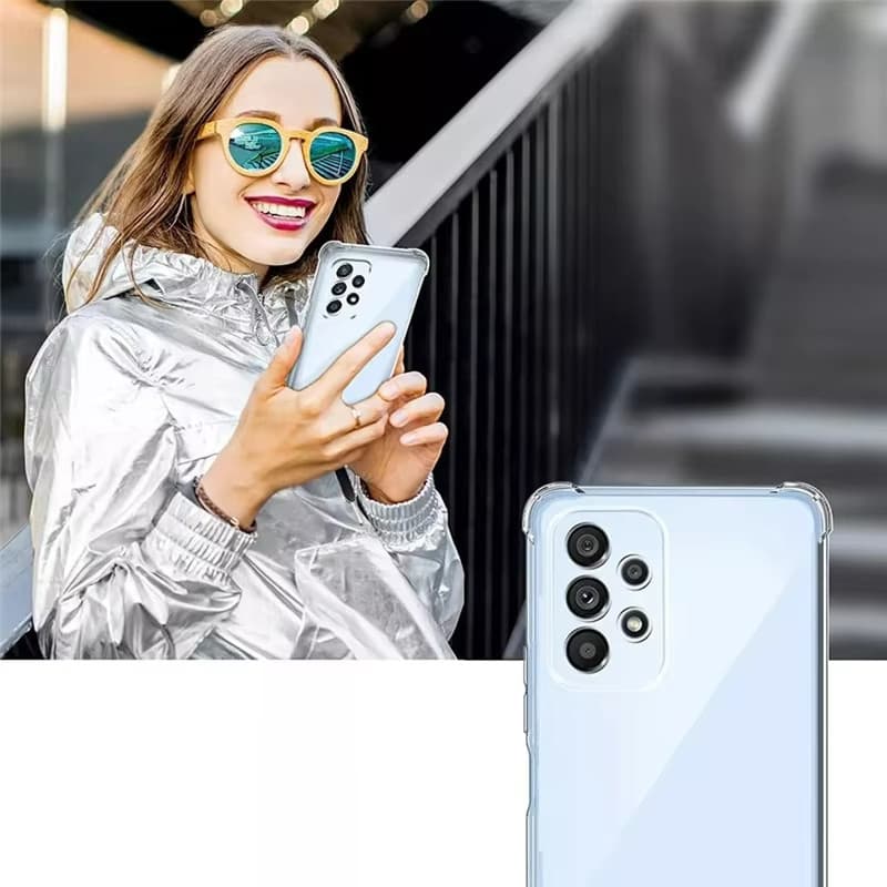 เคสใสสำหรับ Samsung A57 A37 A17 A07 A56 A55 A16 A36 A26 A05S A54 A05 A54 S25 S24 S26 Ultra FE เคสซิลิโคนกันกระแทกแบบนุ่ม รูปที่ 8